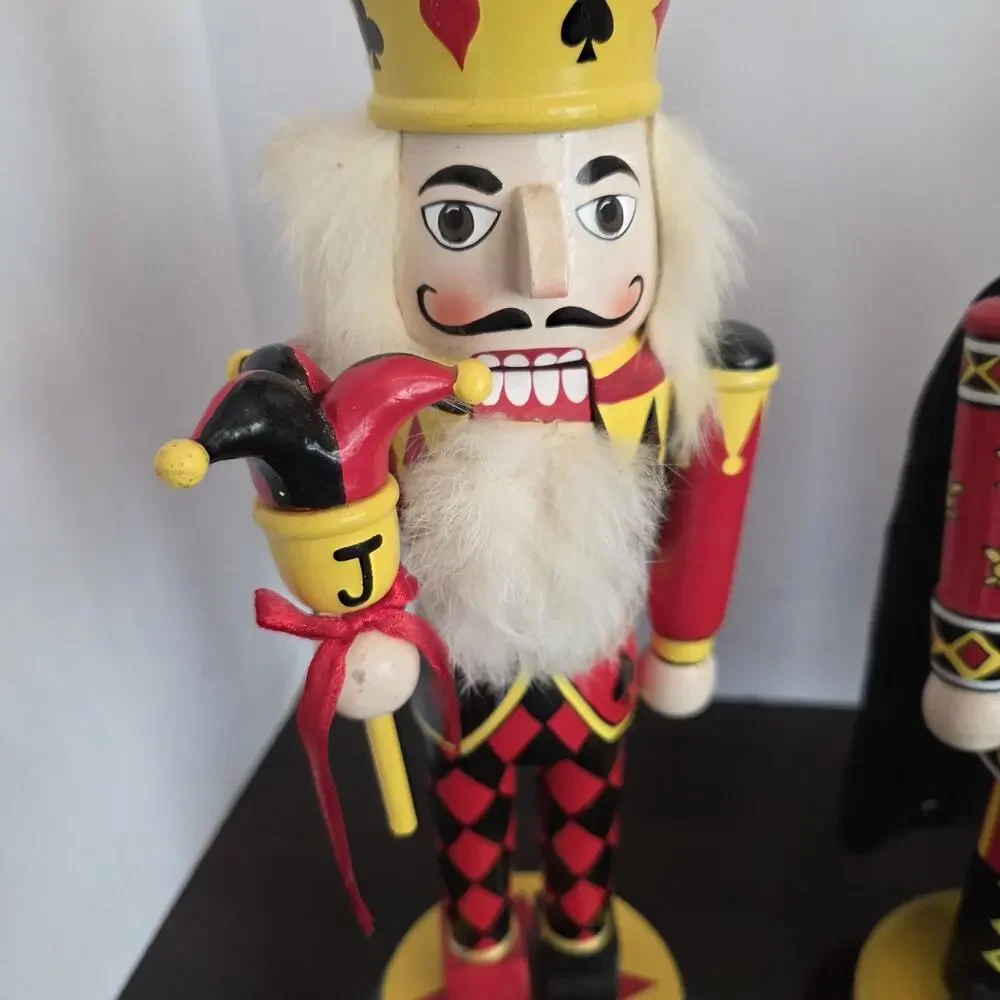Michael Wolfe Nutcracker Village Playing Card Set Jack Jester King Diamonds 3pc